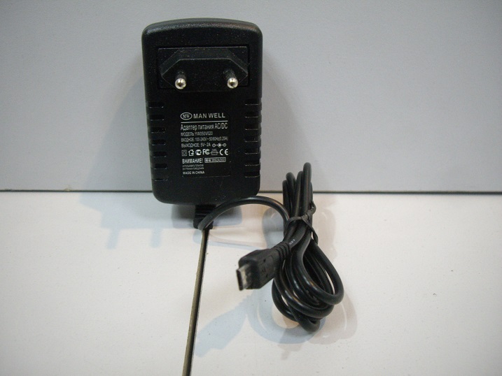 Адаптер питания  AC/DC, 5,0V, 2,0A, Мощность 10W, штекер micro USB
Цена 4
00 р